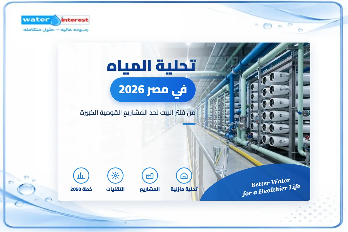 تحلية المياه في مصر - انترست ووتر