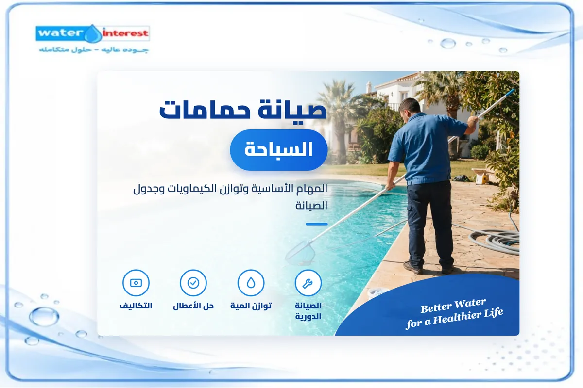 صيانة حمامات السباحة - انترست ووتر